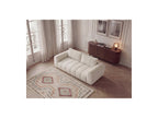 Nesty - Fixed Straight 3-Seater Sofa - Mottled Fabric