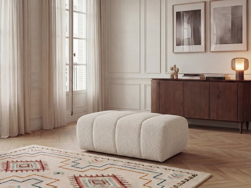 Nesty - Pouf - Tissu Chiné
