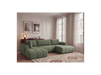Nesty - Fixed Panoramic Sofa - Textured Fabric - Right-Hand Corner