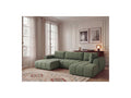Nesty - Fixed Panoramic Sofa - Textured Fabric - Left-Hand Corner