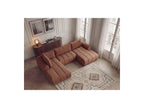 Nesty - Fixed Panoramic Sofa - Textured Fabric - Right-Hand Corner
