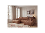 Nesty - Fixed Panoramic Sofa - Textured Fabric - Left-Hand Corner