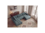 Nesty - Fixed Panoramic Sofa - Textured Fabric - Right-Hand Corner