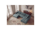Nesty - Fixed Panoramic Sofa - Textured Fabric - Left-Hand Corner