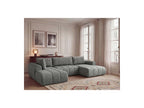 Nesty - Fixed Panoramic Sofa - Textured Fabric - Right-Hand Corner