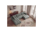 Nesty - Fixed Panoramic Sofa - Textured Fabric - Right-Hand Corner