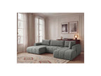 Nesty - Fixed Panoramic Sofa - Textured Fabric - Left-Hand Corner