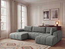Nesty - Canapé Panoramique Fixe - Tissu Chiné - Angle Gauche