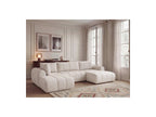 Nesty - Fixed Panoramic Sofa - Textured Fabric - Right-Hand Corner