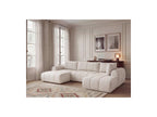 Nesty - Fixed Panoramic Sofa - Textured Fabric - Left-Hand Corner