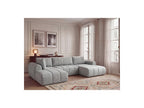 Nesty - Fixed Panoramic Sofa - Textured Fabric - Right-Hand Corner