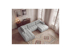 Nesty - Fixed Panoramic Sofa - Textured Fabric - Right-Hand Corner