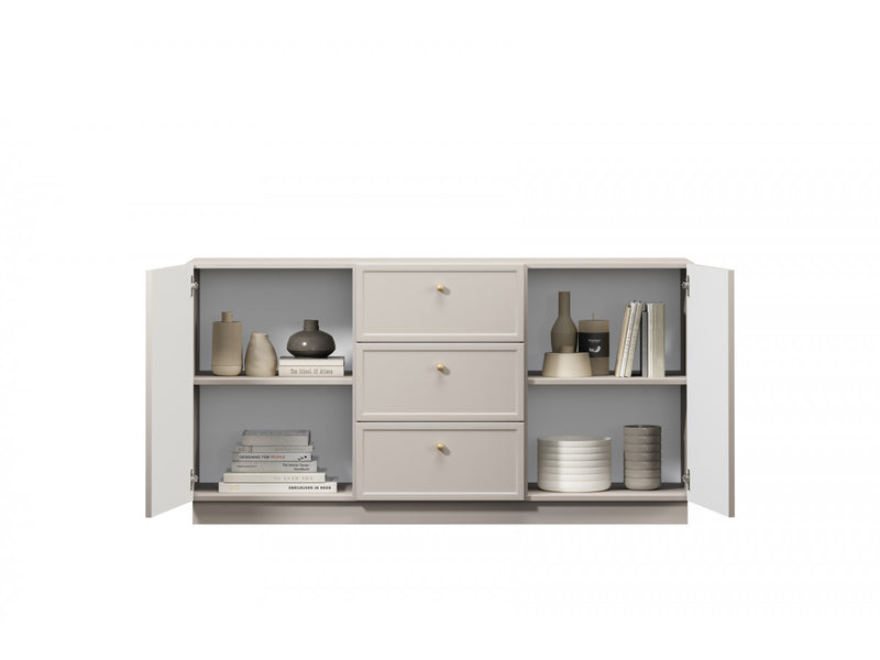 Lorina - Buffet 2 Portes 3 Tiroirs