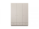 Lorina - Armoire 3 Portes 3 Tiroirs