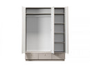 Lorina - Armoire 3 Portes 3 Tiroirs