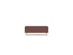 4-Door Capus Lacquered Pine TV Unit Terracotta