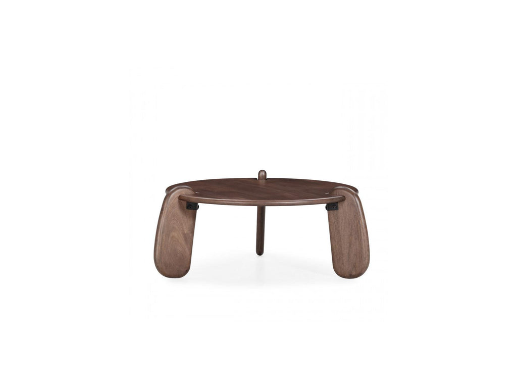 Helio - Round Helio Coffee Table in Solid Mango Wood