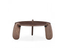 Helio - Table Basse Ronde Helio Bois Massif De Manguier