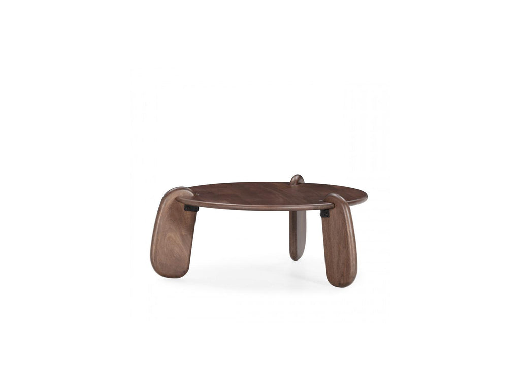 Helio - Round Helio Coffee Table in Solid Mango Wood