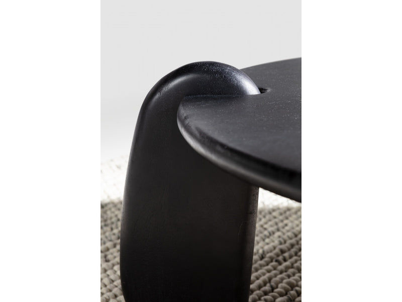 Helio - Table Basse Ronde Helio Bois Massif De Manguier