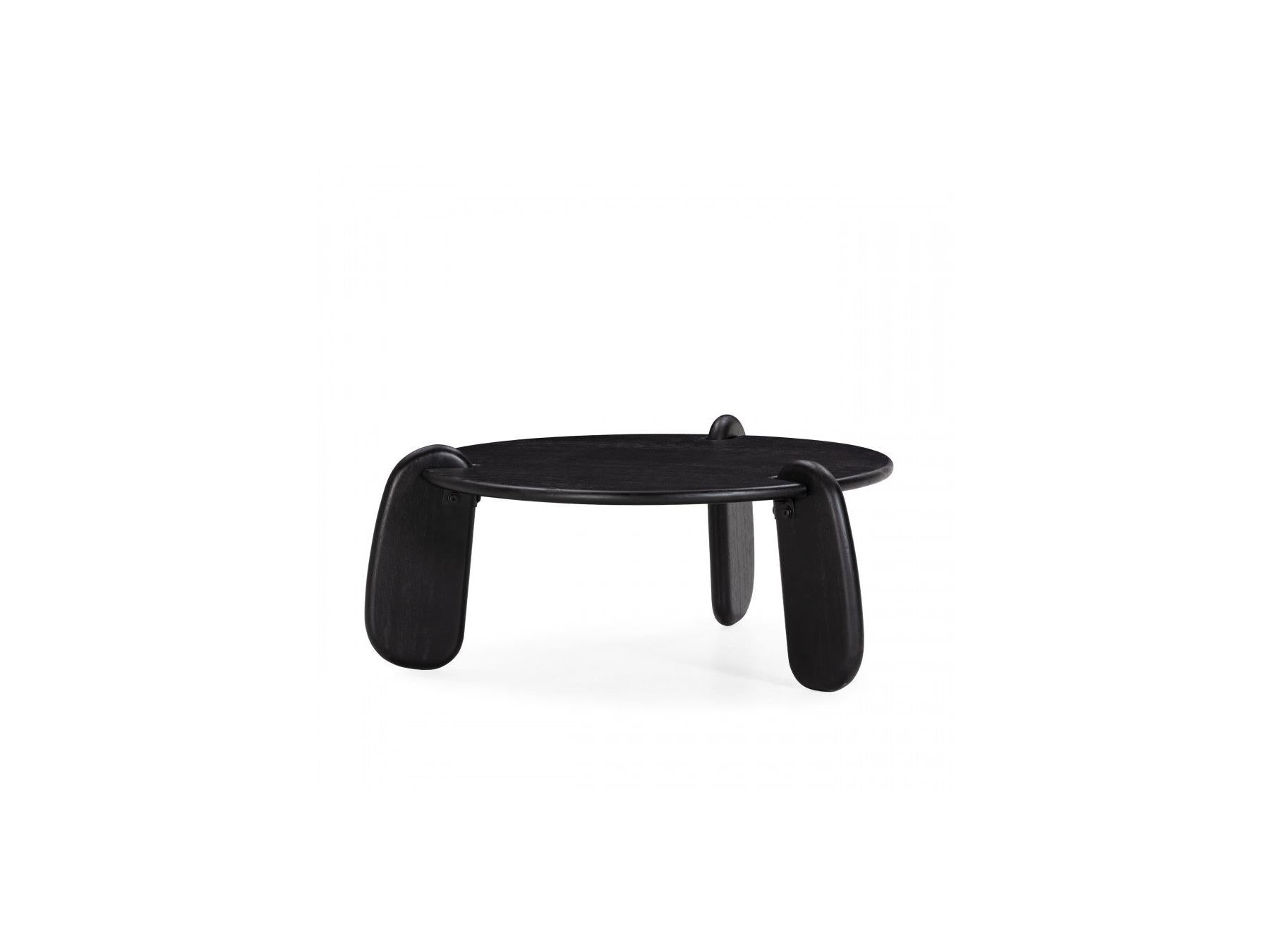 Helio - Round Helio Coffee Table in Solid Mango Wood