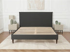 Sary - Cama con lamas macizas - Patas de madera de wengué