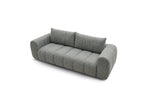 Nesty - Fixed Straight 3-Seater Sofa - Mottled Fabric