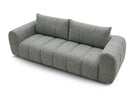 Nesty - Canapé Droit Fixe 3 Places - Tissu Chiné