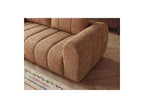 Nesty - Fixed Straight 3-Seater Sofa - Mottled Fabric