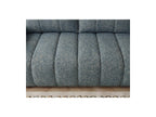 Nesty - Fixed Straight 3-Seater Sofa - Mottled Fabric