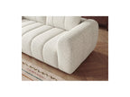 Nesty - Fixed Straight 3-Seater Sofa - Mottled Fabric