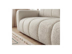 Nesty - Fixed Straight 3-Seater Sofa - Mottled Fabric