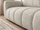 Nesty - Canapé Droit Fixe 3 Places - Tissu Chiné