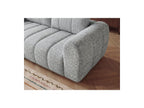 Nesty - Fixed Straight 3-Seater Sofa - Mottled Fabric