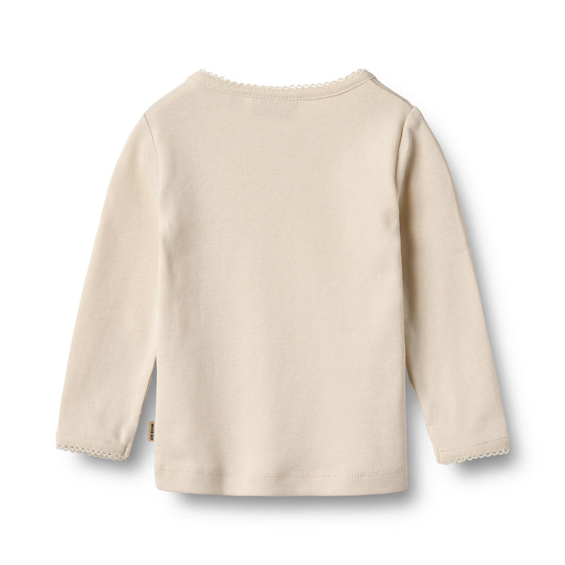 Camiseta de manga larga Belis - Cáscara de huevo - Bebé