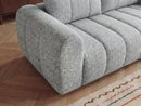 Nesty - Canapé D'Angle L Fixe - Tissu Chiné - Angle Droit