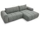 Nesty - Canapé D'Angle Fixe - Tissu Chiné - Angle Droit