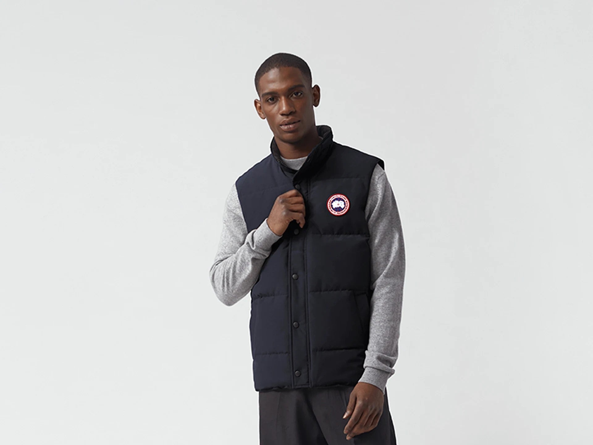 Gilet Garson - Navy - Homme