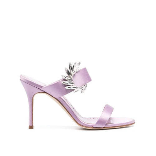 Sandales - Manolo Blahnik Chivela 090 - Lilac