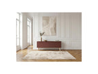 4-Door Capus Lacquered Pine TV Unit Terracotta