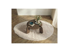 Helio - Round Helio Coffee Table in Solid Mango Wood