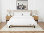 Sary - Cama con lamas macizas - Patas de madera de wengué
