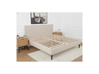 Sary - Cama con lamas macizas - Patas de madera de wengué