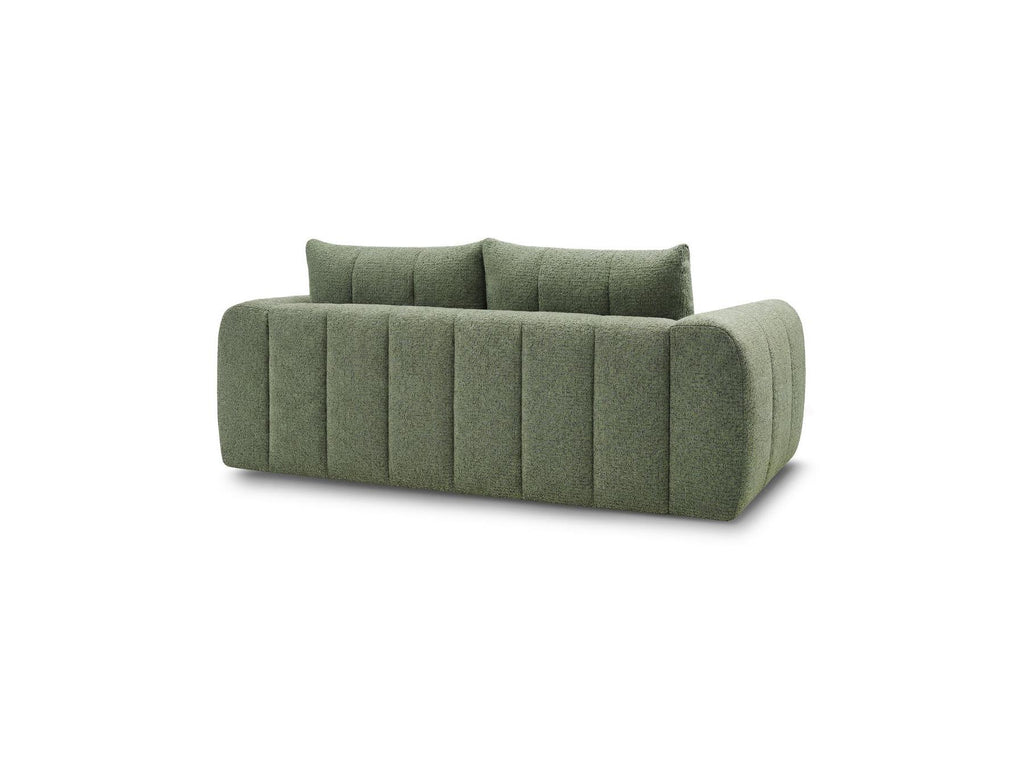 Nesty - Fixed Straight 3-Seater Sofa - Mottled Fabric