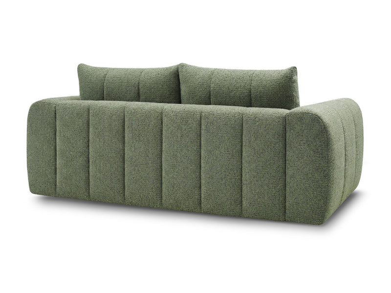 Nesty - Canapé Droit Fixe 3 Places - Tissu Chiné