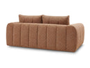 Nesty - Canapé Droit Fixe 3 Places - Tissu Chiné
