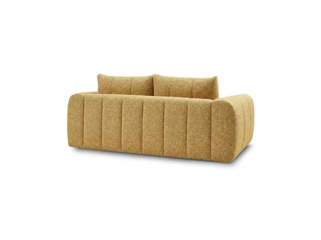 Nesty - Fixed Straight 3-Seater Sofa - Mottled Fabric