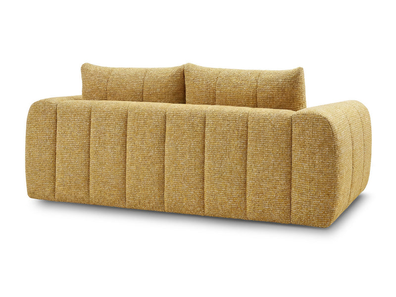 Nesty - Canapé Droit Fixe 3 Places - Tissu Chiné