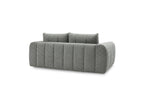 Nesty - Fixed Straight 3-Seater Sofa - Mottled Fabric