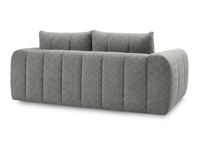 Nesty - Canapé Droit Fixe 3 Places - Tissu Chiné